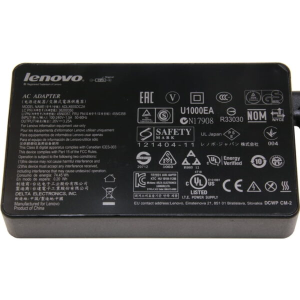 Lenovo IdeaPad & ThinkPad 13 65W Genuine Original OEM Laptop Charger AC Adapter Power Cord - Image 3