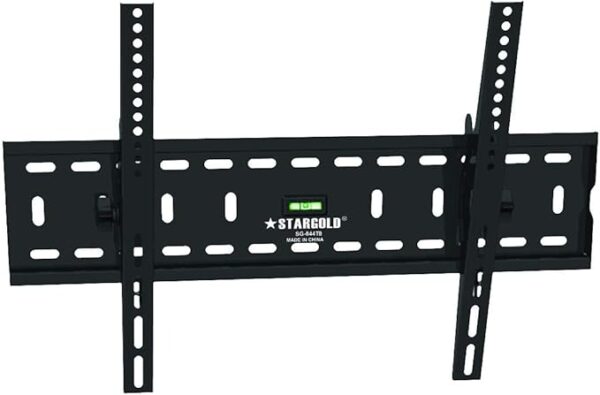 STARGOLD Tilting Wall Mount TV Bracket, Heavy Duty Adjustable TV Stand for 26-50 Inches LED LCD Plasma & Flat Screen, Max Vesa 600 x 400 mm, SG-844TB - Black - Image 3