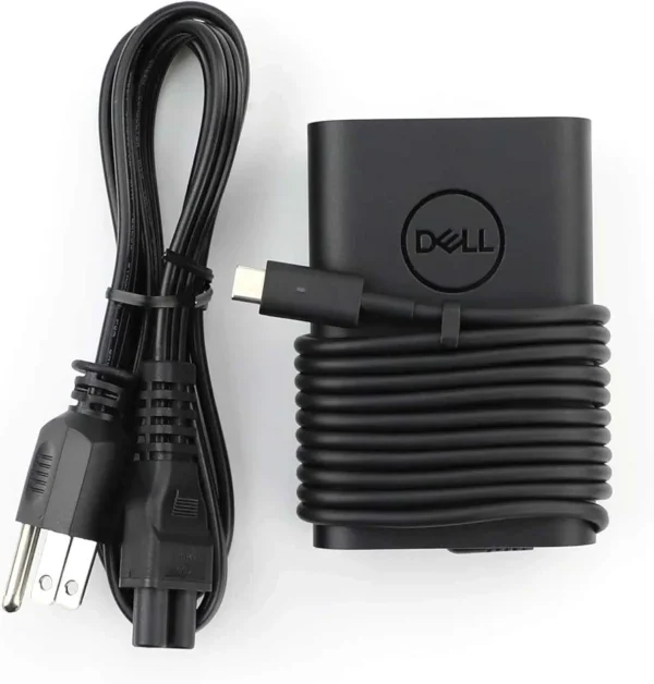 New Dell Laptop Charger 65W(Watt) AC Power Adapter With Type c(USB-C/USBC) Tip Include Power Cord For XPS 12, 9250 XPS 13 9350 9360 9365 9370 9380, Latitude 7370 7280 7480 5480 7275 5290 7490 - Image 4