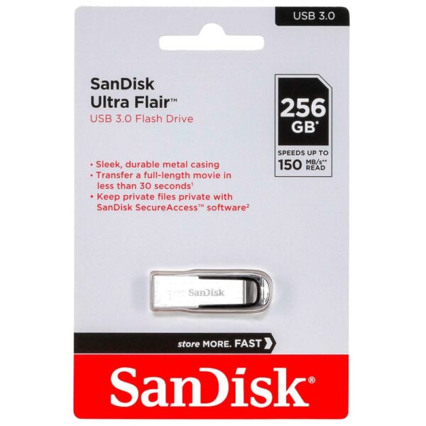 SanDisk Ultra Flair USB 3.0 Flash Drive 256GB